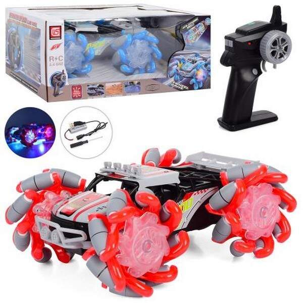 Джип CV-A500 (6шт) р/в 2,4 G, акум, USB, звук, світло, трансф. колеса, 2 кольори в кор-ке, 32-20-13с (шт.)