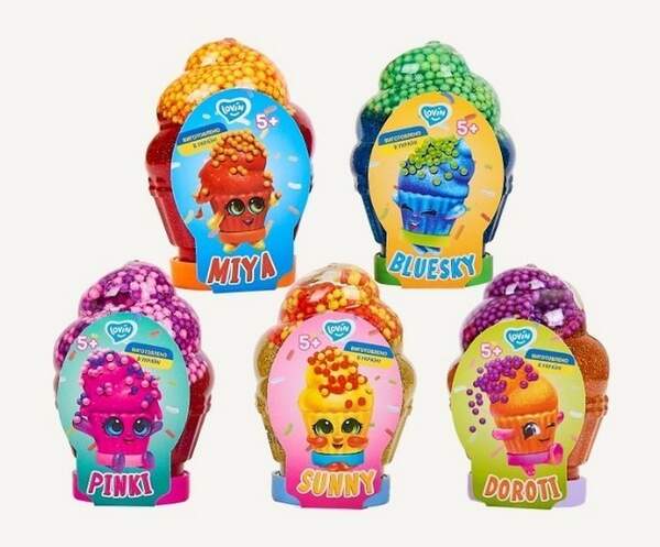 Сupcake Slime ТМ Lovin Іграшка-антистрес 75 мл 80183 (шт.)