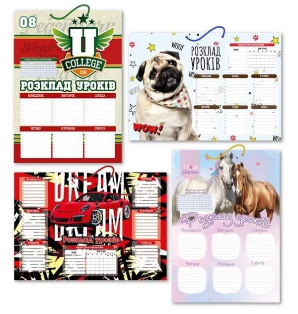 Розклад уроків А3 ламін. АП-0802 (шт.)