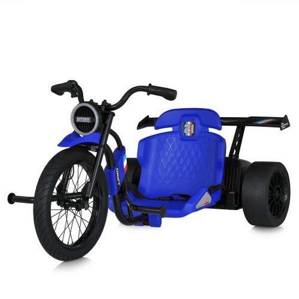 Дрифт-карт M 5847A-4 (1шт) дрифт, 2*12V10AH, 2*775W, надувні колеса, синій (шт.)