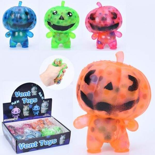 Іграшка MS 3992-2 (144шт) антистрес, монстр, 9см, орбіз, 4 кольори, в пакеті, 12шт в дисплеї, 26-20- (шт.)