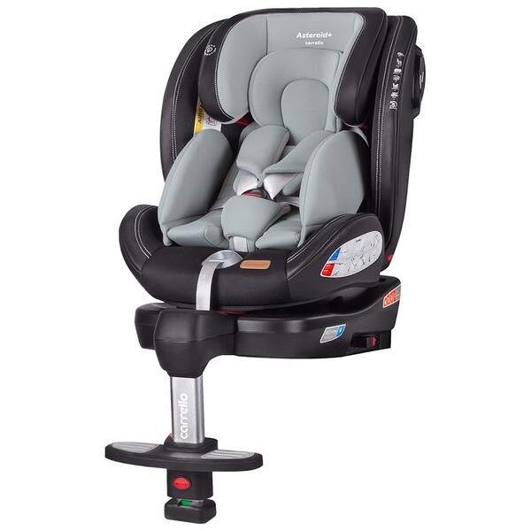 Автокрісло CARRELLO Asteroid+ CRL-15801 Marble Grey 0+1/2/3 ISOFIX з поворотом та опорною стійкою /1 (шт.)