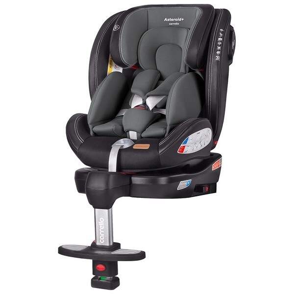 Автокрісло CARRELLO Asteroid+ CRL-15801 Shale Grey 0+1/2/3 ISOFIX з поворотом та опорною стійкою /1/ (шт.)