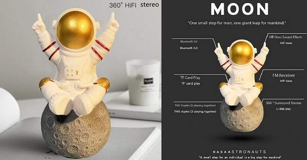 Колонка портативна Bluetooth Астронавт Y-588 (шт.)