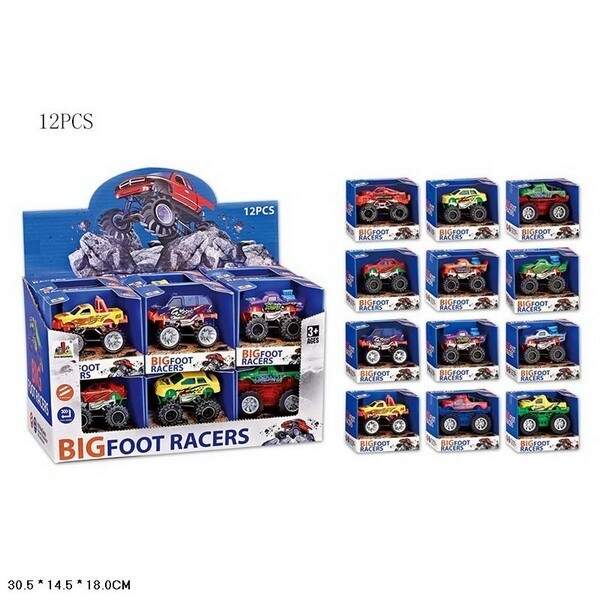 Машина мет. арт. DS034 (288шт/2) 12шт в дисплеї, розмір дисплею 30,5 * 18 * 14,5 см (шт.)