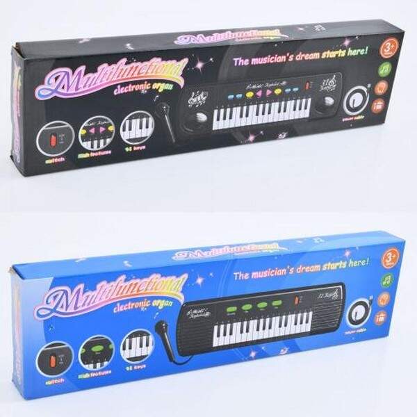 Синтезатор 3120B-3190B (30шт) 31клавіша,16мелодій,мікрофон,запис,працюе на бат-ці та від USB,2види, (шт.)