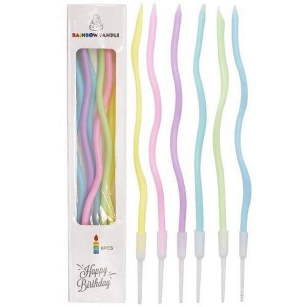 Свічки фігурні 6шт/наб 3.5*17см R90071 (800наб) (шт.)