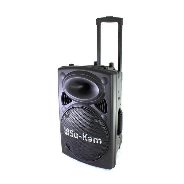 Портативна колонка Su-Kam BT 120D / 212D+ 2 мікрофони 12v\220v (1) 4382 (шт.)