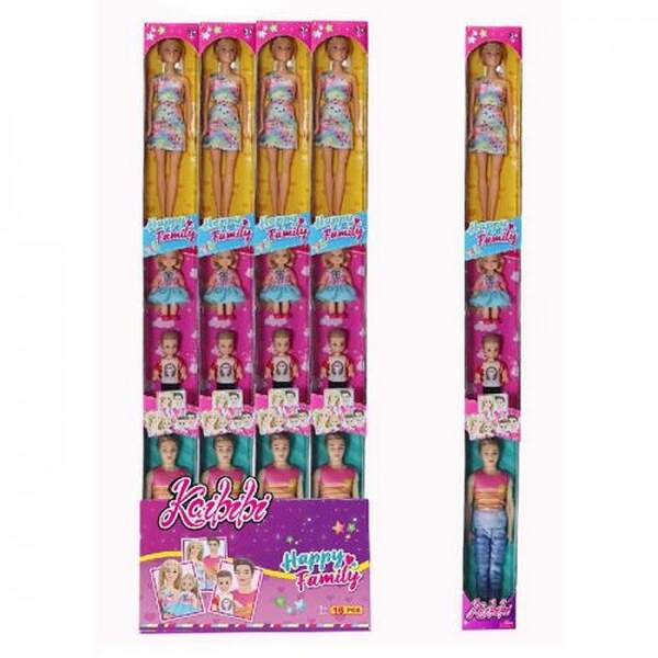 Лялька WG217 (32шт) сім'я, набір 4шт (30см, 11см), в кор-ці, 12шт в дисплеї, 35,5-92,5-21см (шт.)