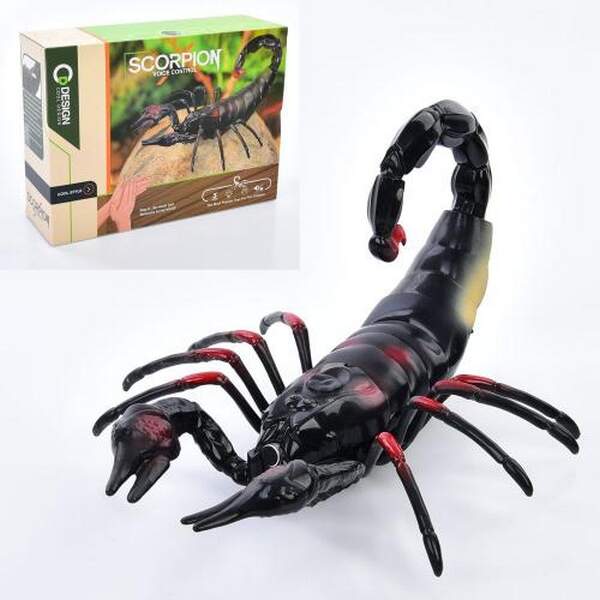 Тварина TT8002 (30шт) скорпіон, 26см, звук, світло, реагує на руку, їздить, на бат-ці, в кор-ці, 28, (шт.)