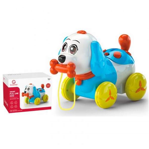 Тварина YL617B (12шт) собачка 22см, сенсорна, скарбничка, каталка, музика, світло, на бат-ці, в кор- (шт.)