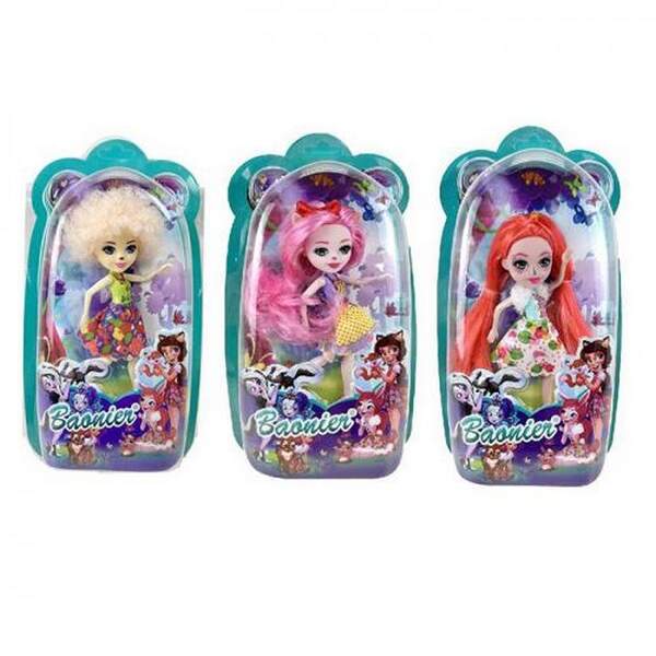 Лялька JJ8572-12-13-14 (108шт) EN, 15см, шарнірна, 3 види, в слюді, 13,5-24,5-5,5см (шт.)