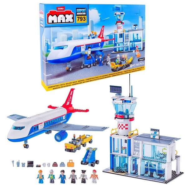 Конструктор Zuru MAX CITY Аеропорт арт. 83167(6шт) 793 дет., короб. (шт.)
