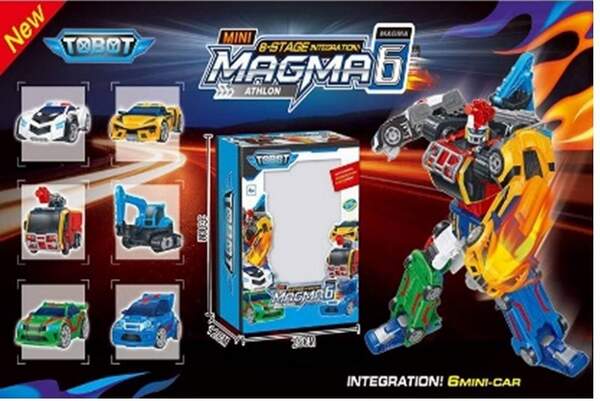 Робот арт. 535 (36шт/2) 6в 1,короб. 33*25*12см (шт.)