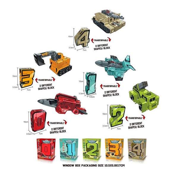 Робот арт.8336-1 (120шт/2) цифри короб 17*10,5*5,9см (шт.)