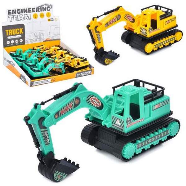 Екскаватор 517-17 (96шт)23,5см, інерція,2 кольори, 8шт в дисплеї 41-32-11см (шт.)