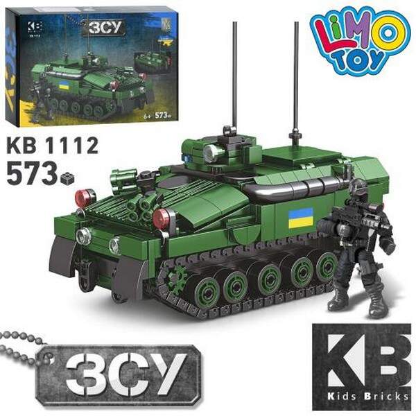 Конструктор SLUBAN M38-B1112B (6шт) собака, 890дет, в кор-ці, 30-30-16см (шт.)