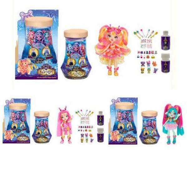 Лялька BK493-4-5 (48шт) шарнірна, кольорова вода (чарівне зілля) - змінює колір (стає прозорим), фла (шт.)