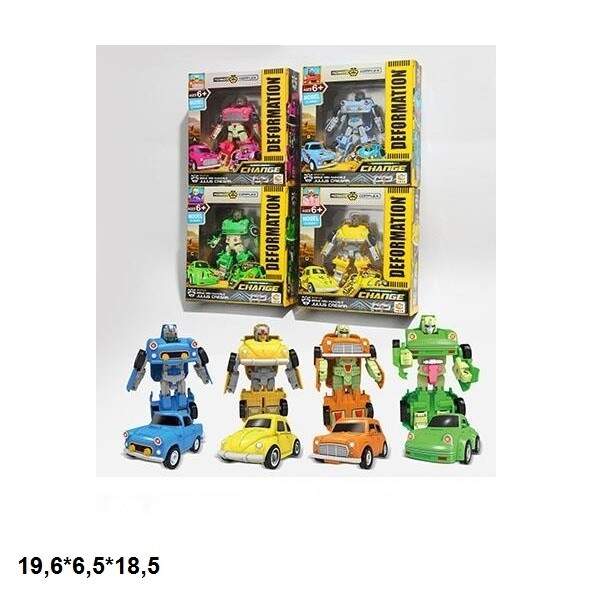 Трансформер легкова 611-23 4в.кор.19,6*6,5*18,5 /96/ (шт.)