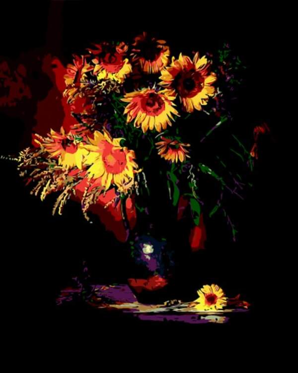 Картина за номерами "Квіти сонця", 40*50, ART Line ZB.64137 (шт.)