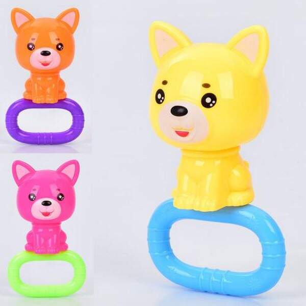 Брязкальце 3288-C2 (120шт) 14см, собака, 3 кольори, у пакеті, 15-21-5см (шт.)