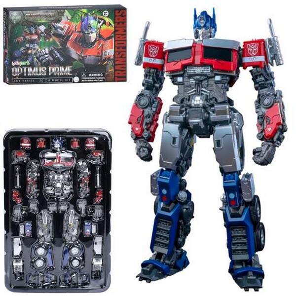 Трансформер YPAMKM7OP (8шт) Transformers, Optimus Prime, робот 20см, розібраний, конструктор, в кор- (шт.)