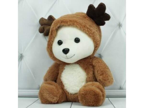 Ведмедик в капюшоні (олень) 00004-4 (23x16x13см) (шт.)