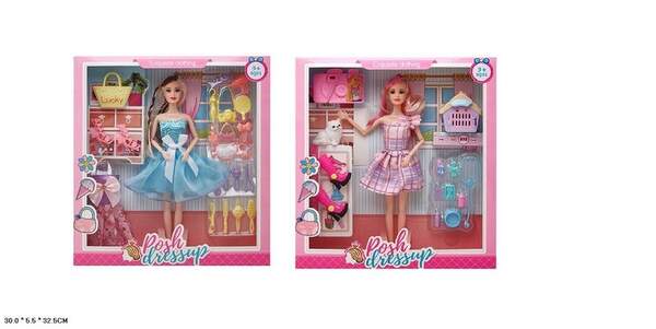 Лялька типу Барбі арт. HZ9024A/B (60шт/2) мікс 2 види. аксес короб. 30*5,5*32,5см (шт.)