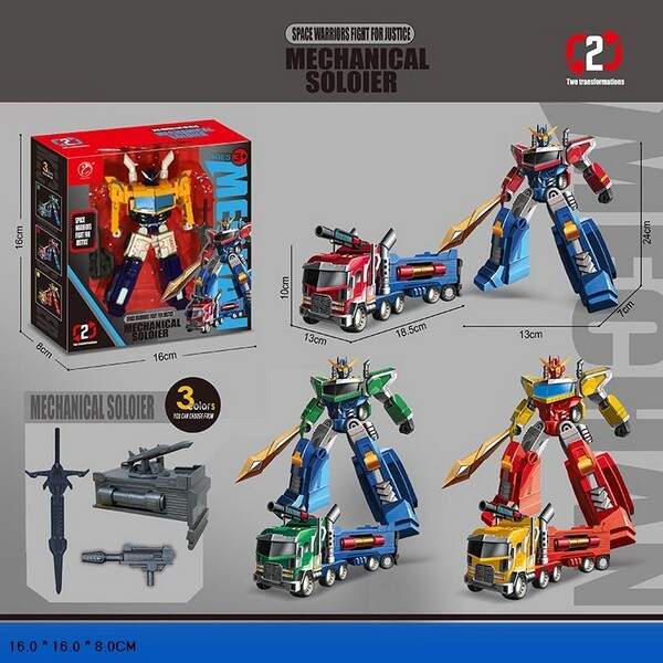 Робот арт. 908-5B (72шт/2) 3кольора,  короб. 16*16*8см (шт.)