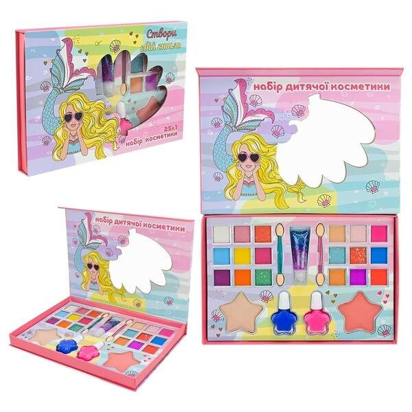 Косметика арт. VQ001 (96шт/8)   лак, тііні для повік, помада короб.  23,5*2,3*16 см (шт.)