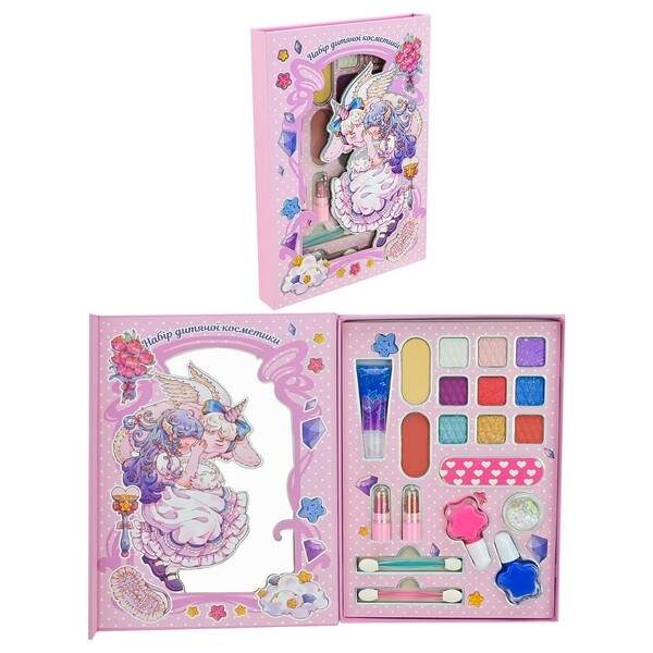 Косметика арт. VQ003 (96шт/8)   лак, тііні для повік, помада короб. 16*2,3*22,2 см (шт.)