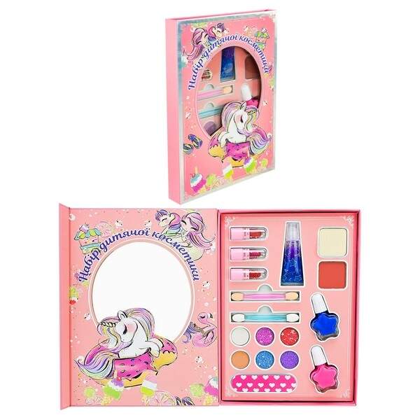 Косметика арт. VQ004 (96шт/8)   лак, тіні для повік, помада короб. 15,7*2,3*22 см (шт.)