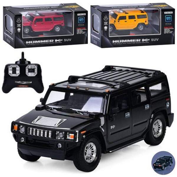 Джип 866-378H2 (12шт) 1:24, HUMMER, р/к2,4G, 20см, світло,гумові колеса, 3 кольори, на бат-ці, в кор (шт.)