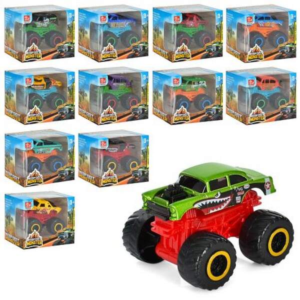 Джип SQ80781-1 (96шт) 6см, 12видів, в кор-ці, 8,5-7-6см (шт.)