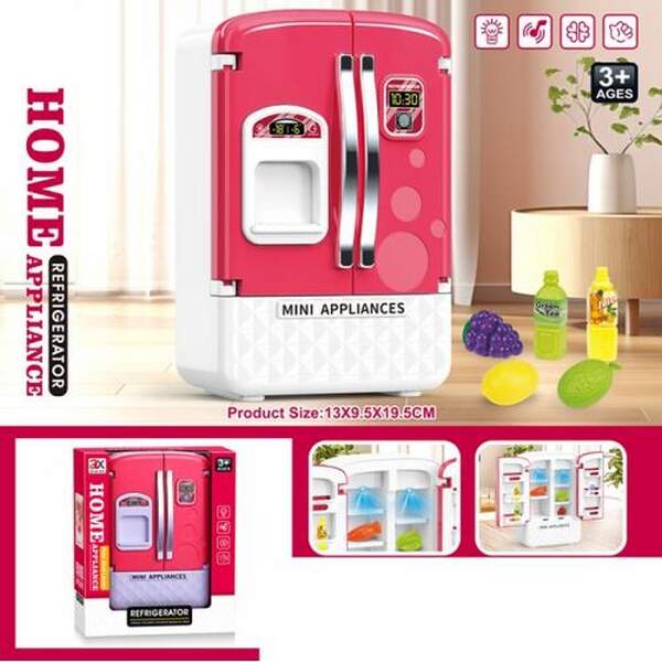 Холодильник 6849A (40шт) 19см, музика, світло, продукти, на бат-ці, в кор-ці, 18-22-10см (шт.)