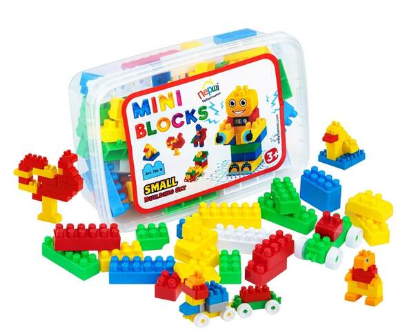 Конструктор "Mini Blocks №8" арт 116/8, (  85 деталей в коробоці)  Бамсік (шт.)