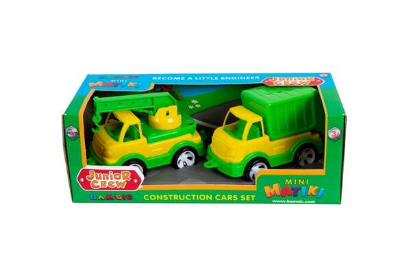 Набір дитячий "Mini Matiki " коробка 2(кран, сміттєвоз) арт 002/15, Бамсік (шт.)