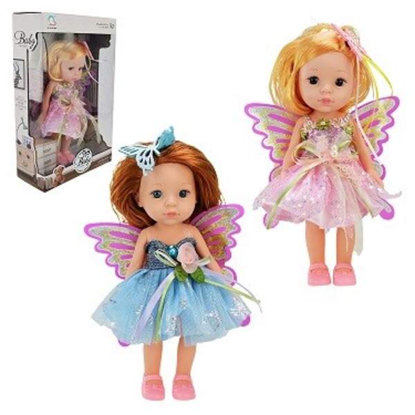 Лялька арт. H04-44/46 (48шт/2)   мікс 2 види, в стильних сукнях короб. 30*8*18см (шт.)