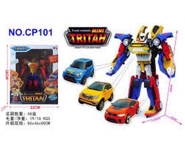 Робот арт. CP101 (48шт/2)   перетворюється у 3 машинки,у короб. 28*10,5*22см (шт.)