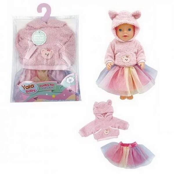 Вбрання для ляльки BLC242F (120шт) для ляльки 40-45см, у пакеті, 19-31-2см (шт.)