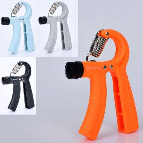 Еспандер MS 4217 (60шт) кистьовий, регулювання навантаження 5-60кг, 4 кольори, у пакеті, 15-10-2,5см (шт.)