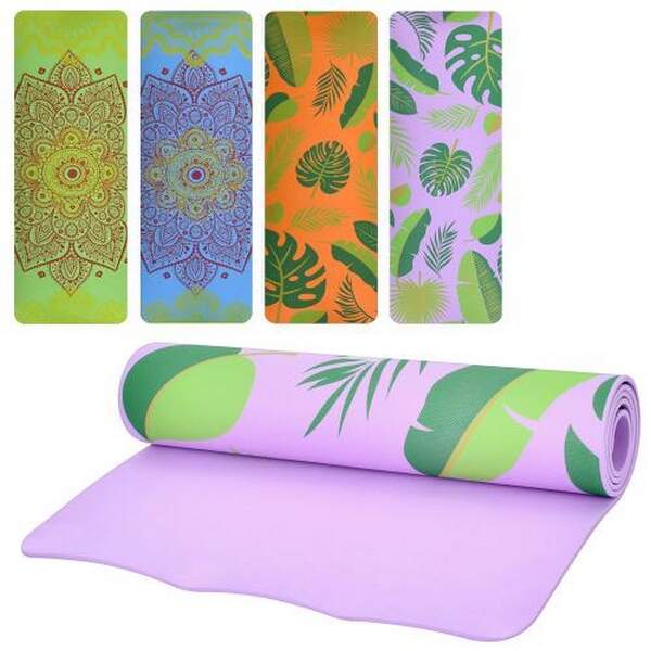 Йогамат MS 4210 (12шт) EVA, 173-61см, товщина 6мм, 4 види, 12,5-61-12,5см (шт.)