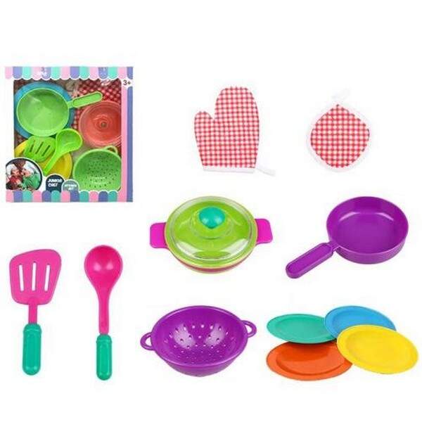 Набір посуду 168-17 (72шт) сковорідки, друшляк, кухонний набір, тарілки, прихватки, в кор-ці, 21-24- (шт.)