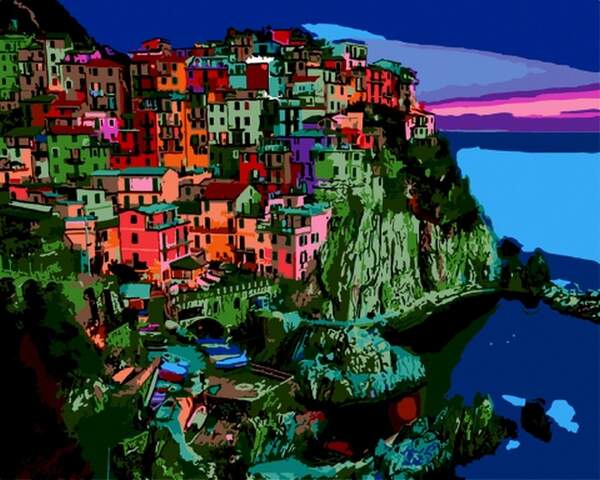 Картина за номерами "Чинкве-Терре", 40*50, ART Line ZB.64107 (шт.)