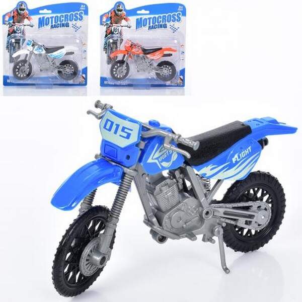 Мотоцикл 22-01A (96шт)16см,1:12,3 кольори,3 кольори,на листі 21-21-6см (шт.)