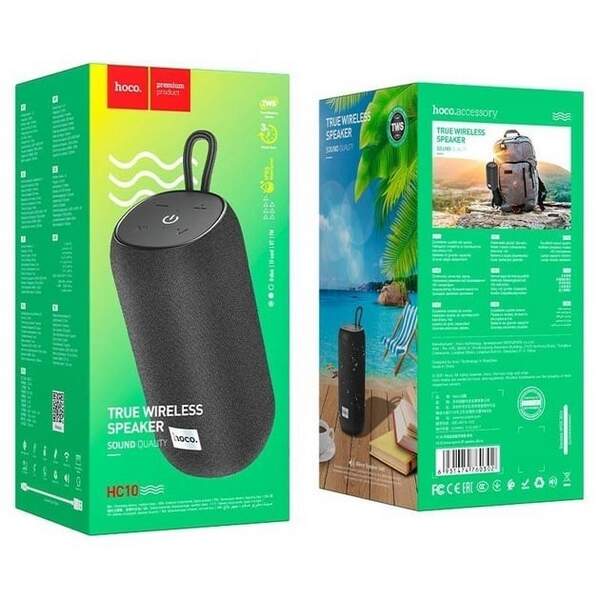 Портативна Bluetooth колонка HOCO HC10 Sonar sports BT speaker black (шт.)