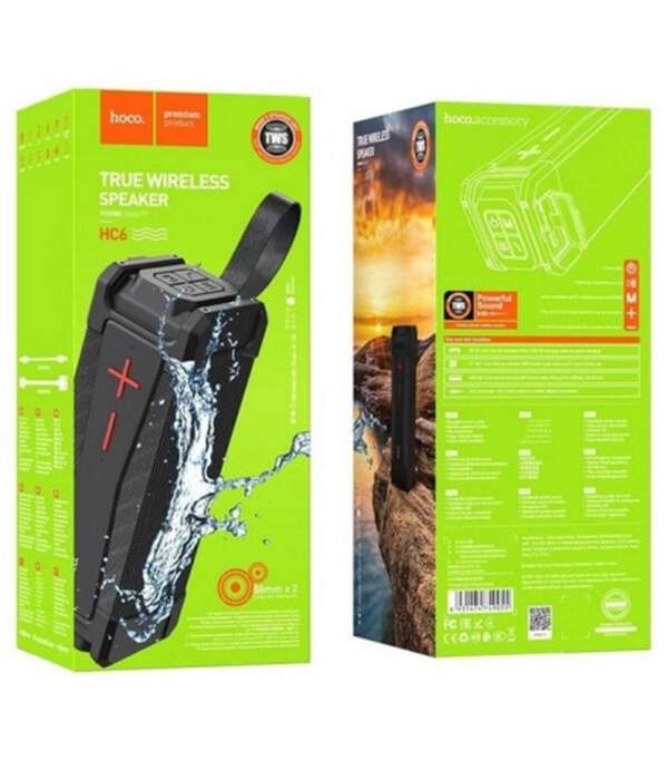 Портативна Bluetooth колонка HOCO HC6 Magic sports BT speaker Black (шт.)