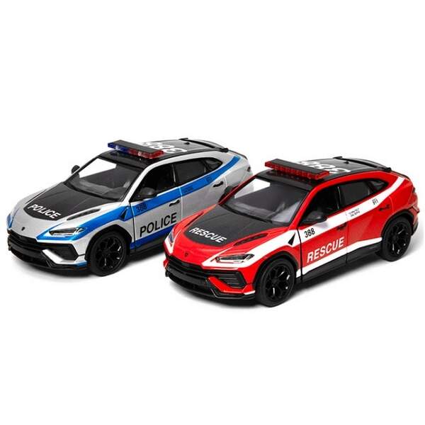 Модель джип LAMBORGHINI URUS-PERFORMANTE 5'' KT5447WPR Police/Firefighter метал.інерц.відкр.дв.2в.ко (шт.)