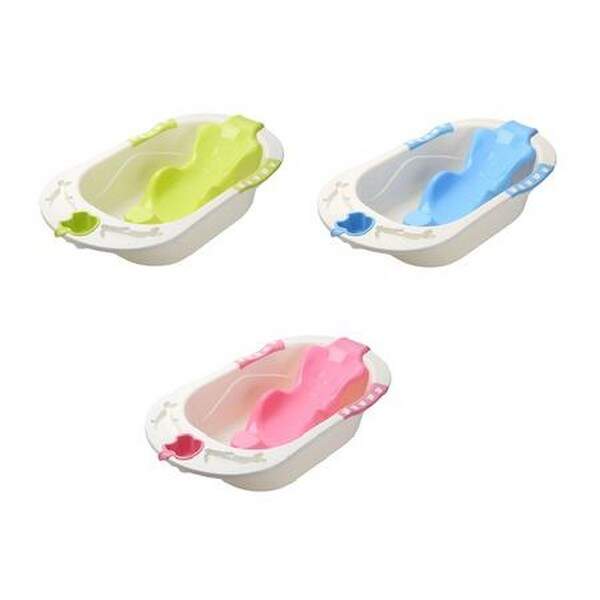 Ванночка 301 з гіркою для купання 3кол.кул. /10/ (шт.)