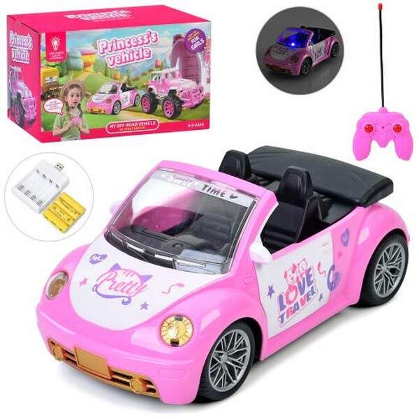 Машинка для ляльки DZ-928 (24шт) р/к, 24,5см, акум, USBзарядне(блок), в кор-ці, 24-13-14см (шт.)